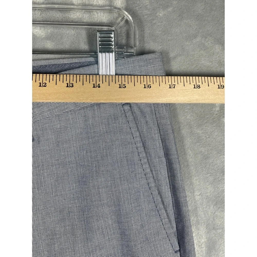 Banana Republic Slim Fit Chino Pants Light Blue Textured Cotton Blend 32x30 NEW